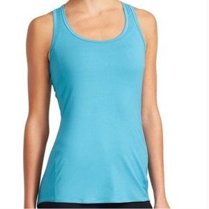 Athleta Aqua blue Chi racerback tank. Size Medium
